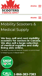 Mobile Screenshot of canadascooters.com